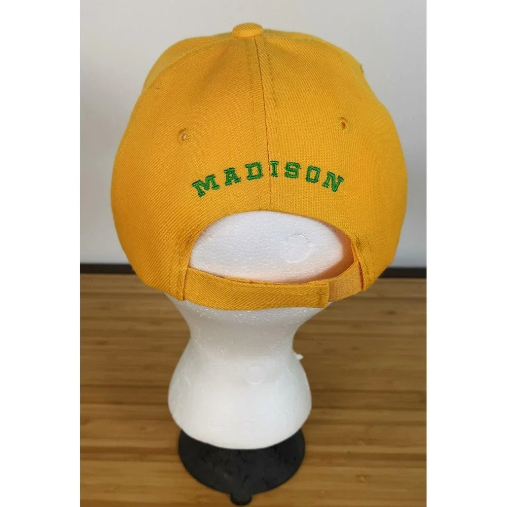 Madison Mallards Baseball Hat Cap Big Top Yellow Adjustable